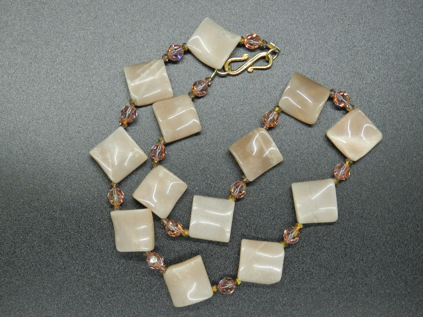 Moonstone Necklace with Matching Earrings