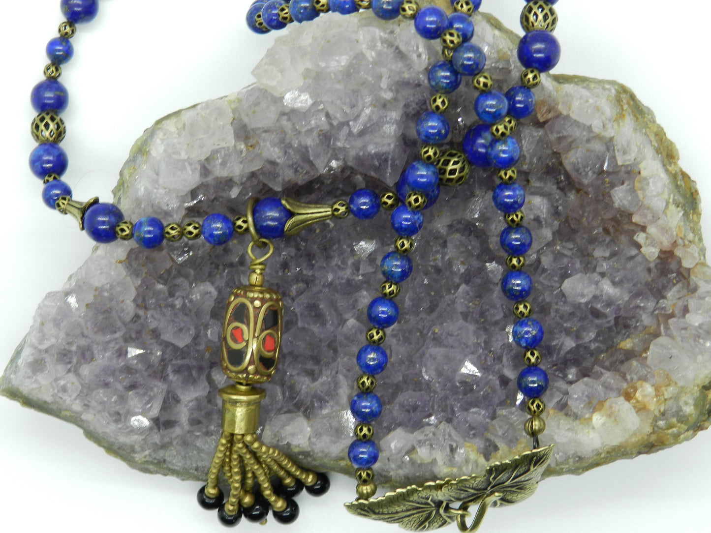 Lapis Lazuli necklace 26"