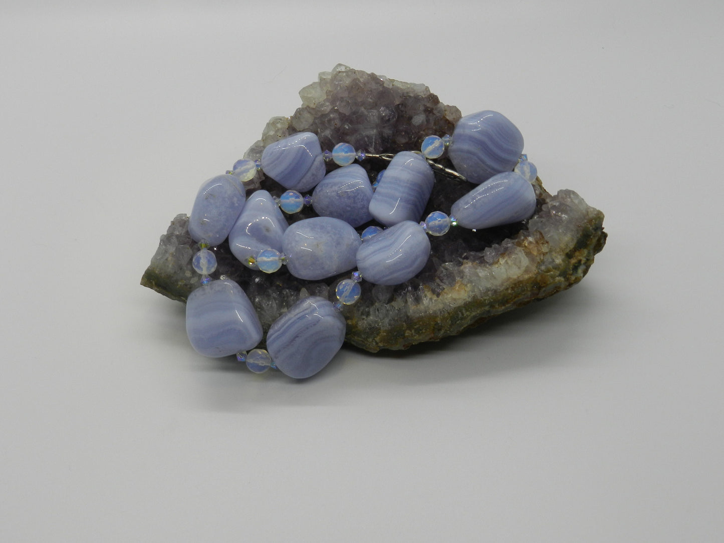 Blue Lace Agate Necklace