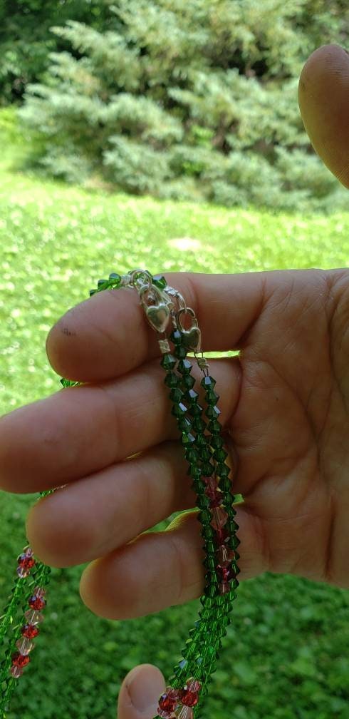 3 Swarovski Crystal Necklaces to be worn individually or as a set