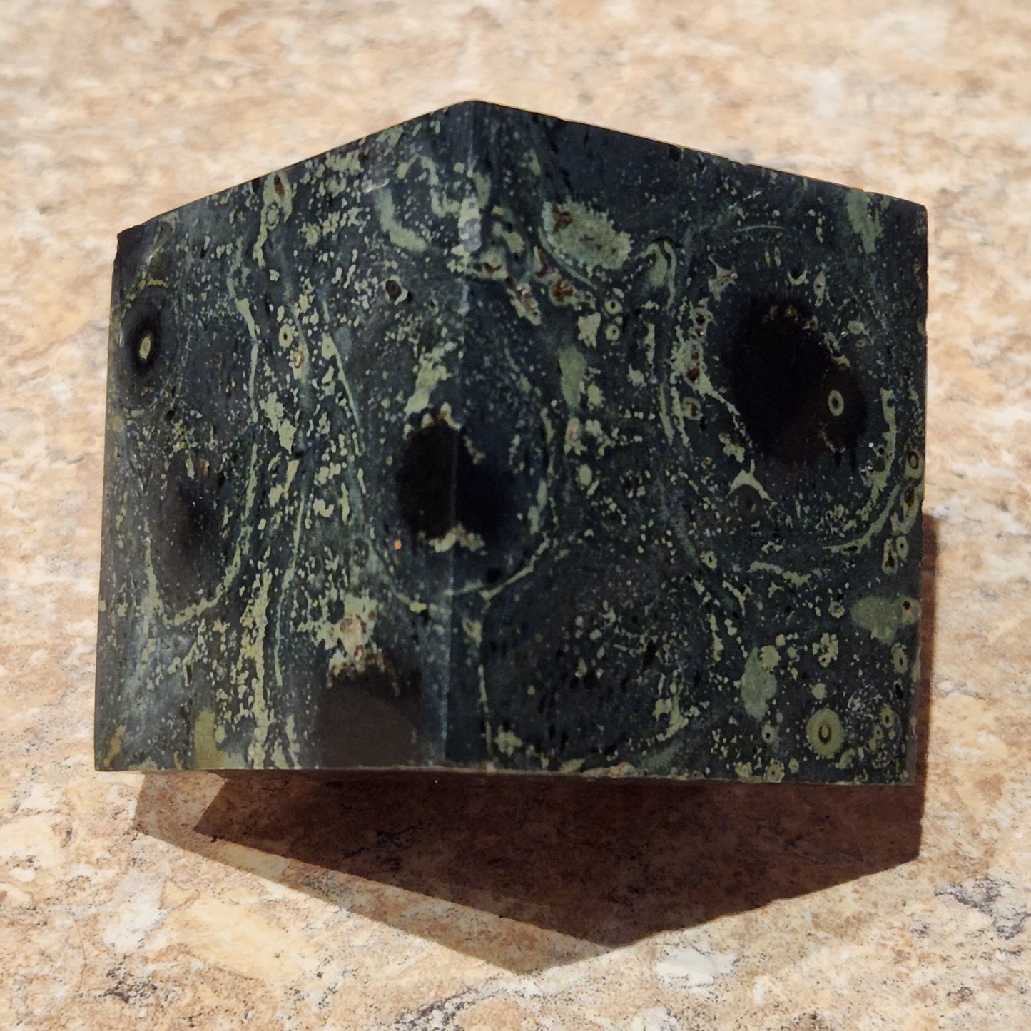 Kambaba Jasper Freeform Cube