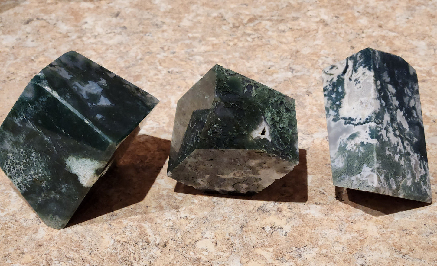 Freeform Moss Agate