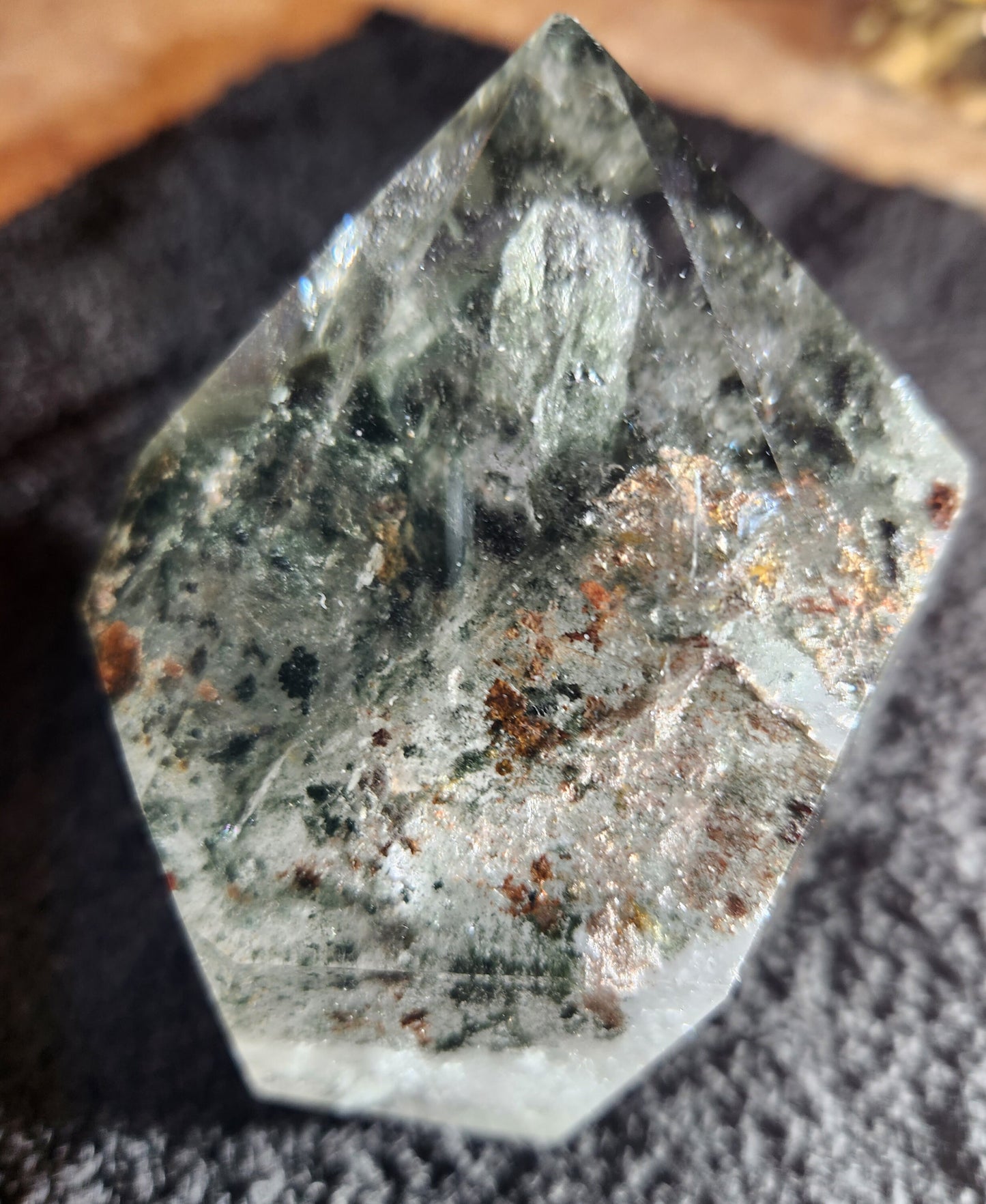 Large Garden Quartz/Lodalite Tower