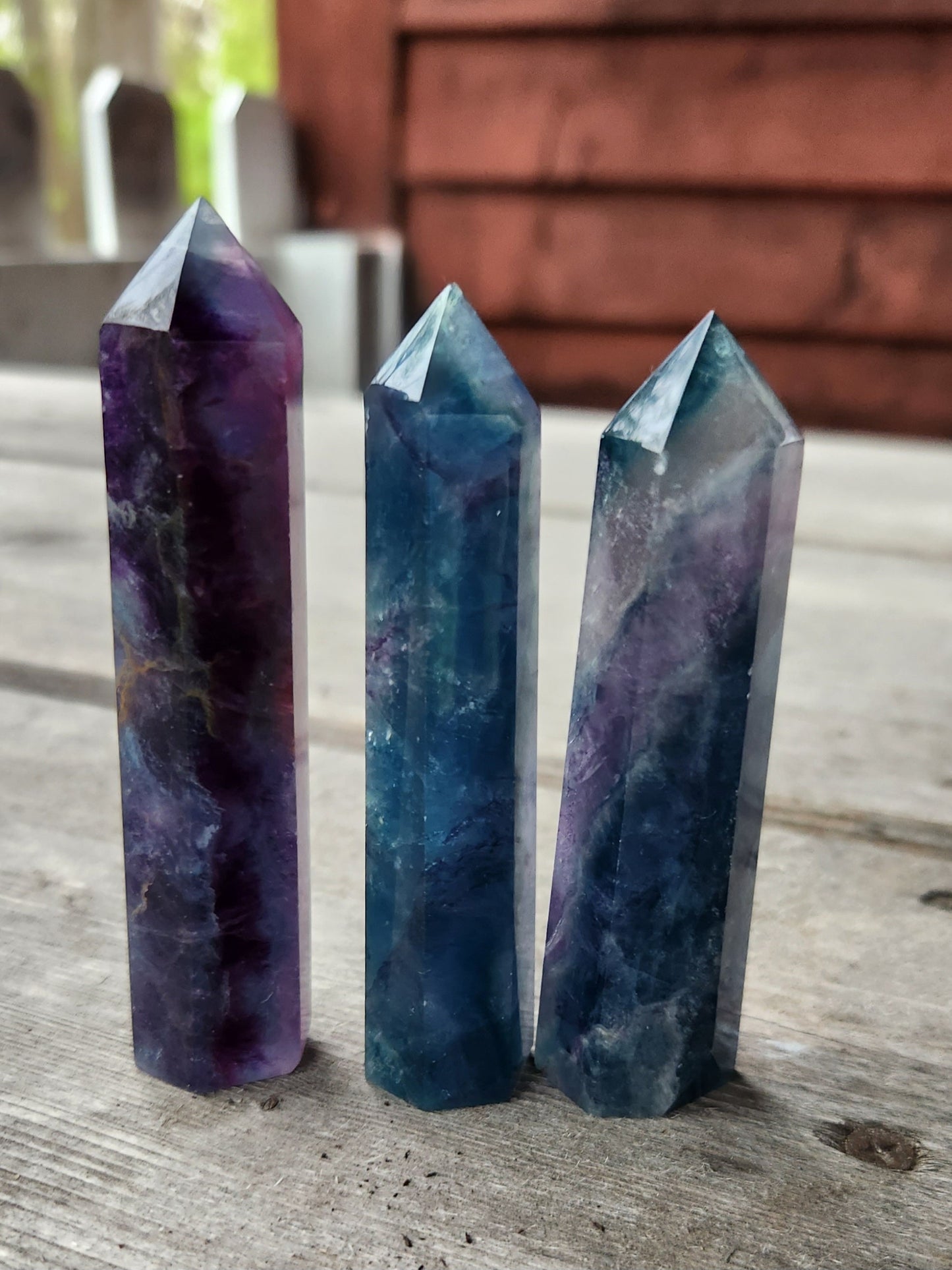 Blue / Purple Fluorite Towers