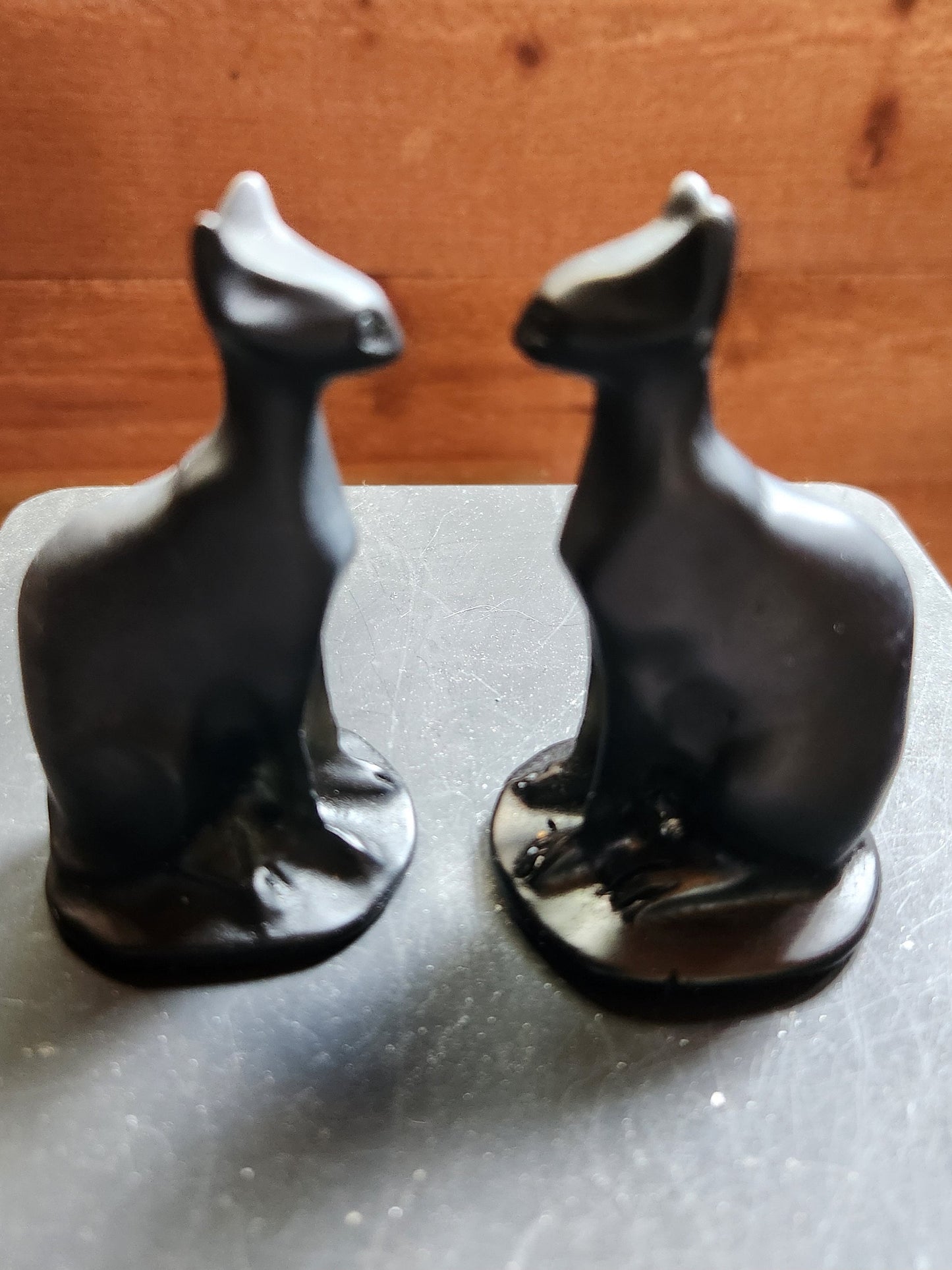 Egyptian Obsidian Cats Matte Finish