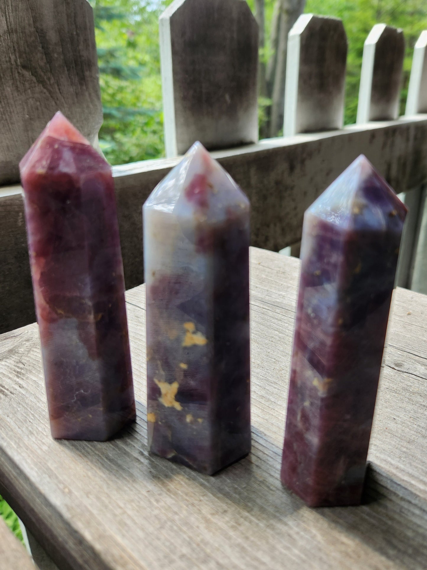 Lavender Rose Quartz Towers