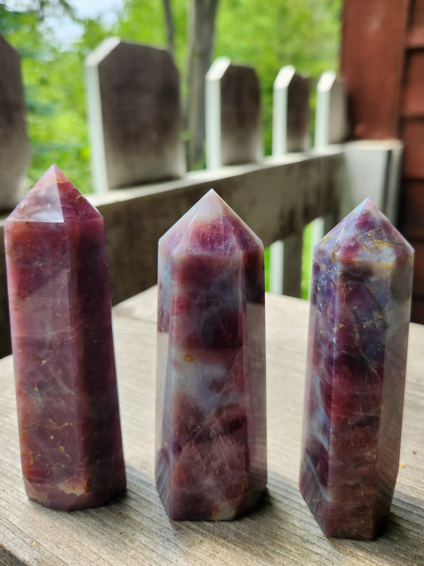 Lavender Rose Quartz Towers