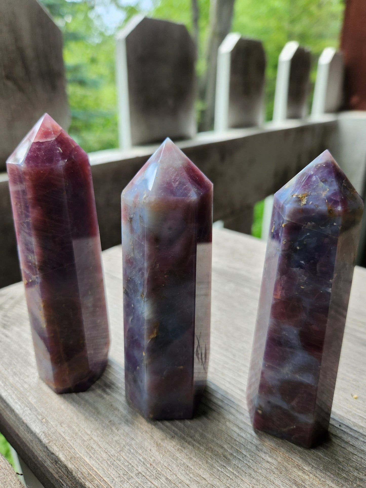 Lavender Rose Quartz Towers
