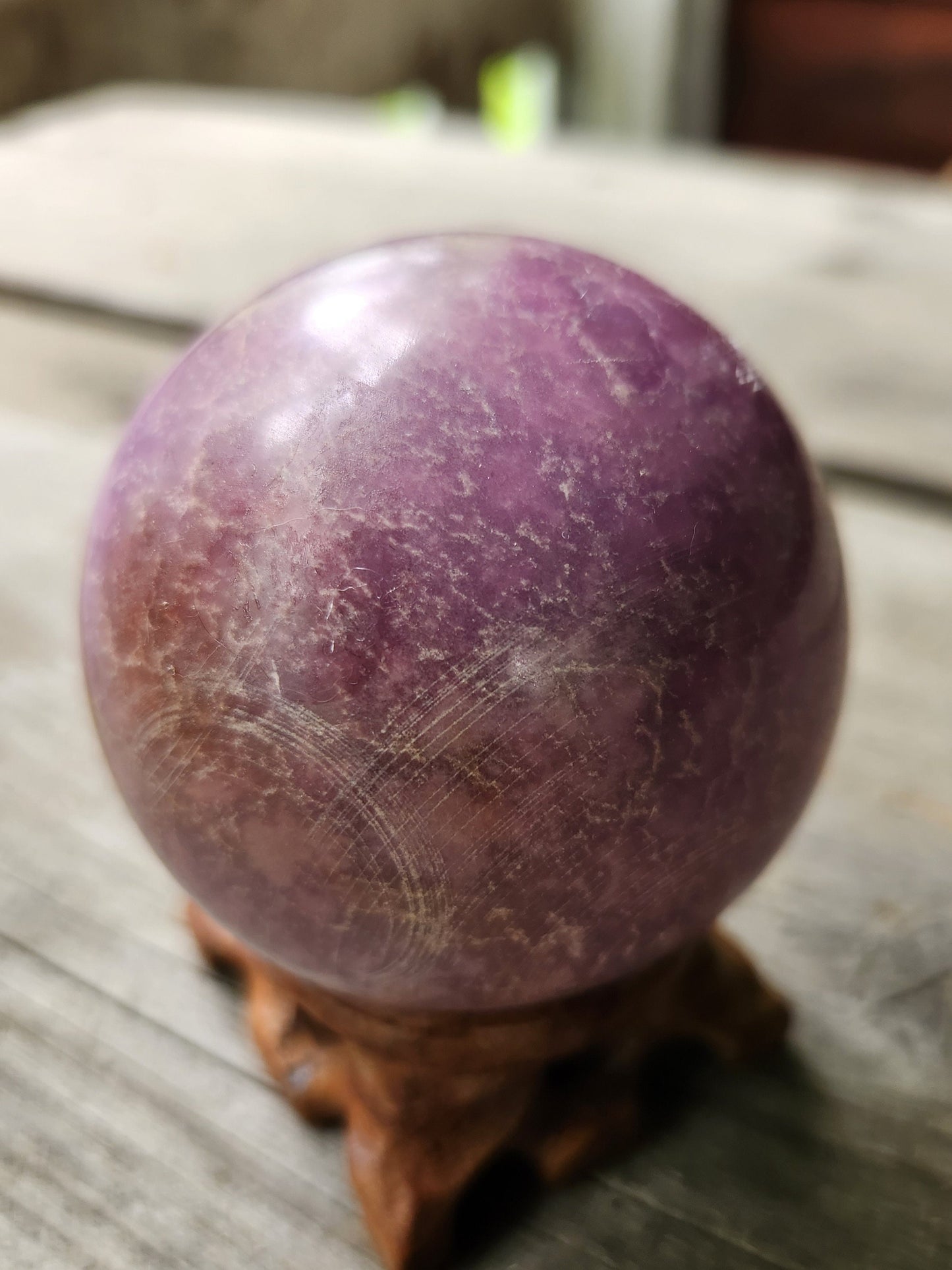 Phosphosiderite Sphere