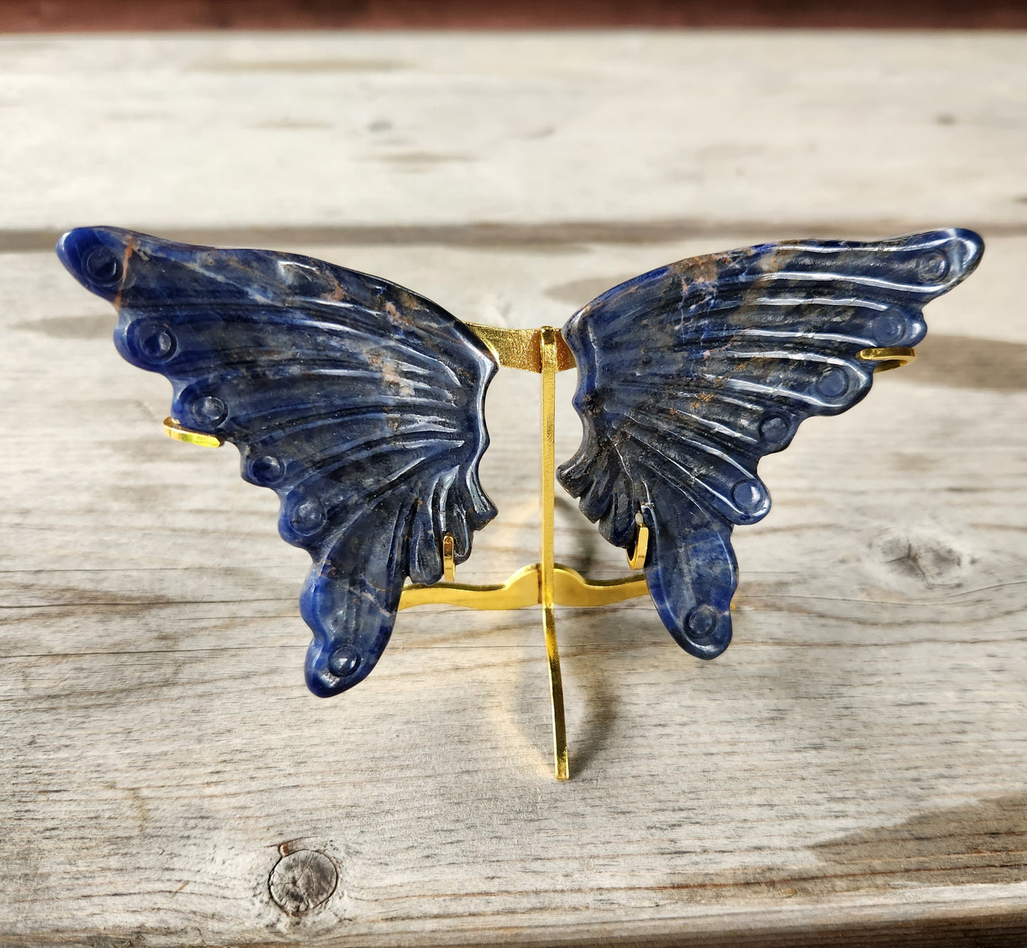Carved Crystal Butterfly Wings