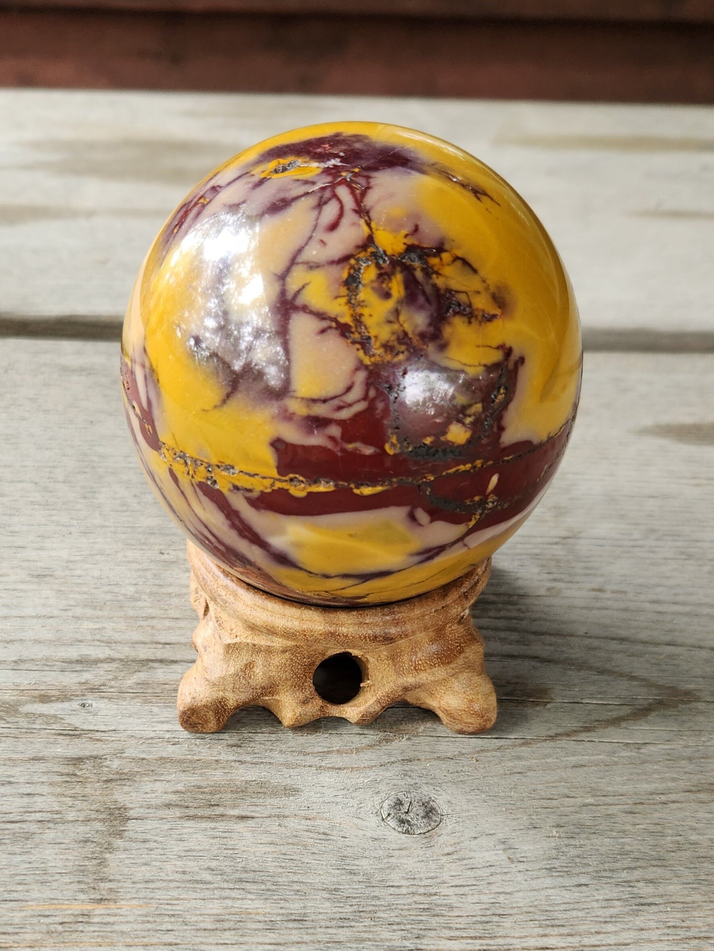 Large Mookaite Sphere