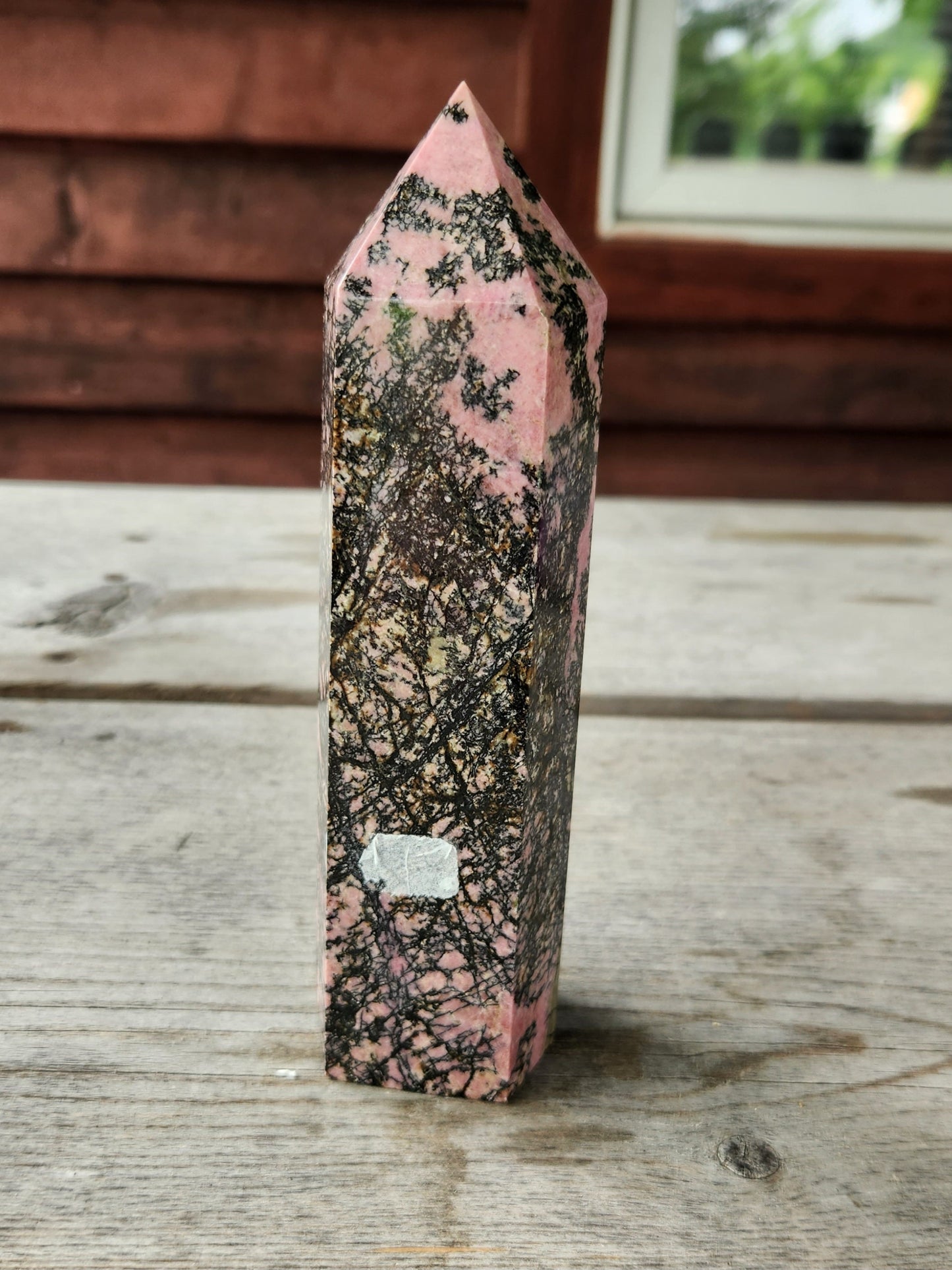 2 LB Rhodonite Tower