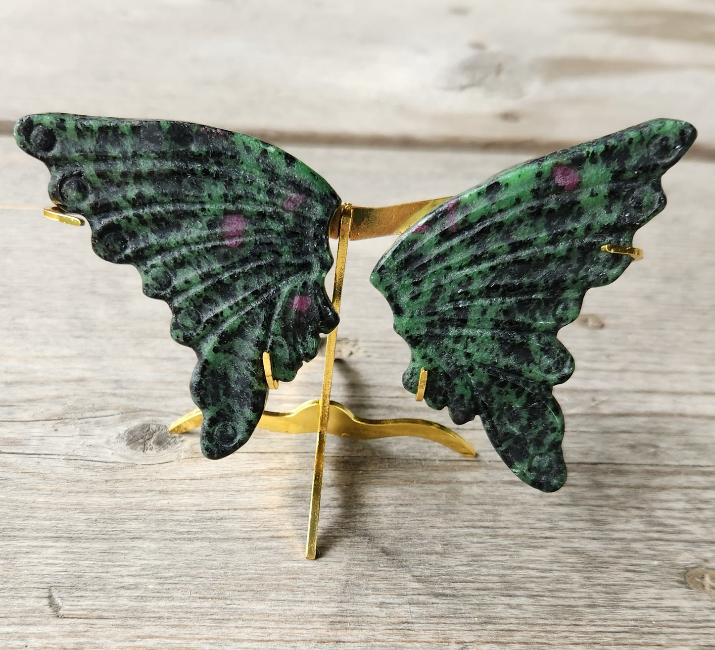 Carved Crystal Butterfly Wings