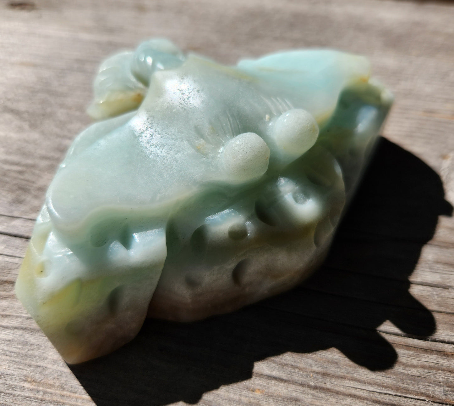 Caribbean Calcite Carved Stingray