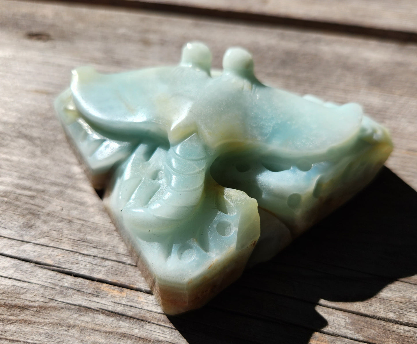 Caribbean Calcite Carved Stingray