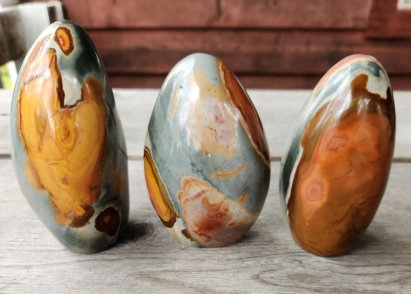 Freeform Polychrome Ocean Jasper
