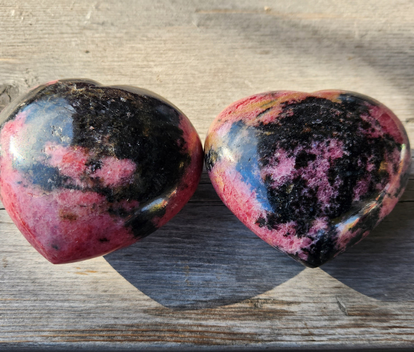 Rhodonite Hearts