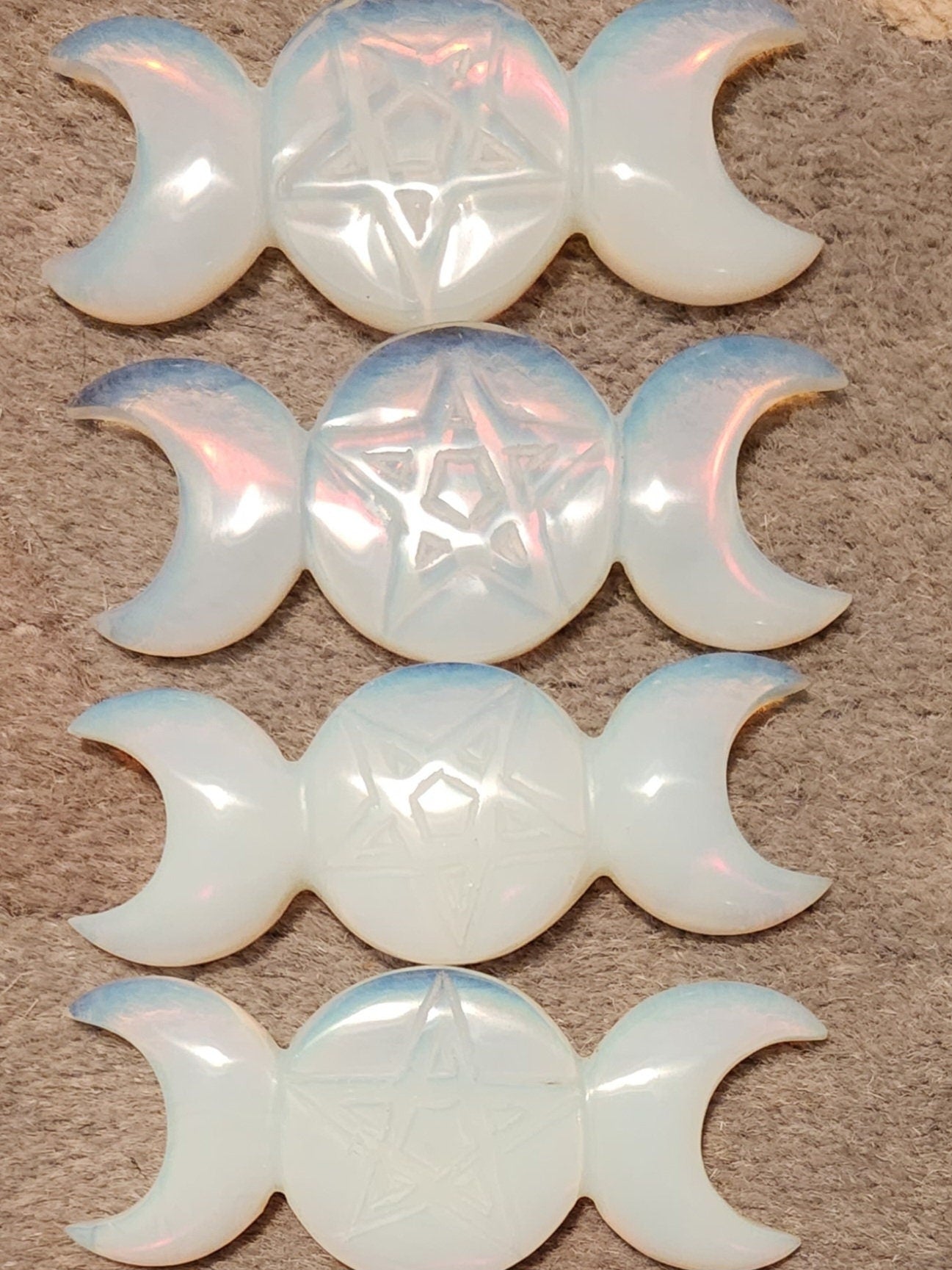 Opalite Sun Moon and Star