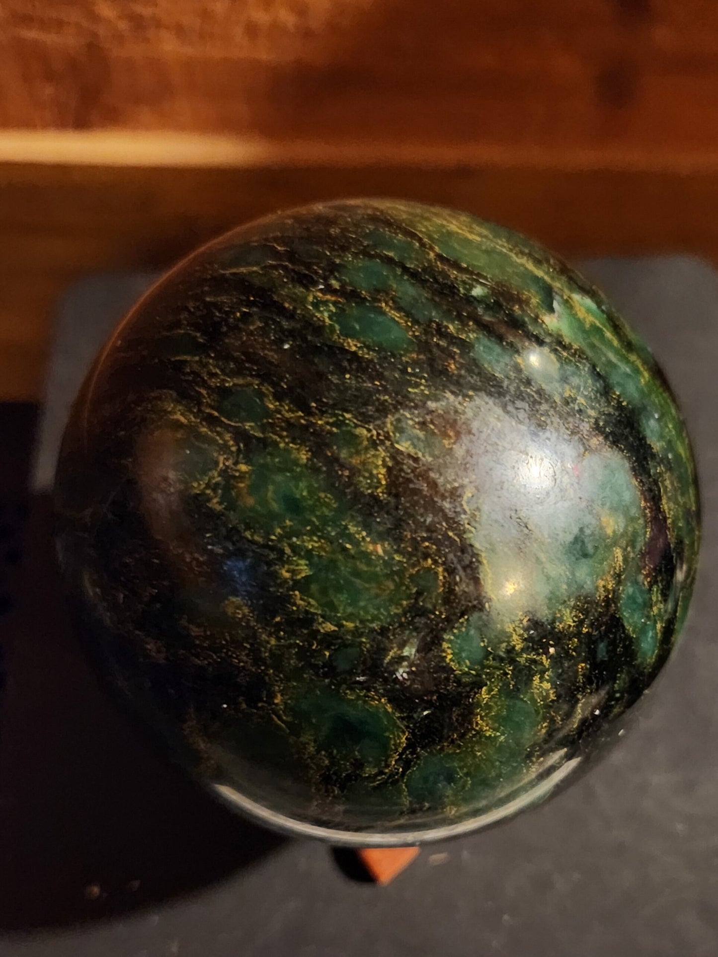 Gigantic 3.3 inch Diameter Emerald Sphere 2LB 1.5OZ