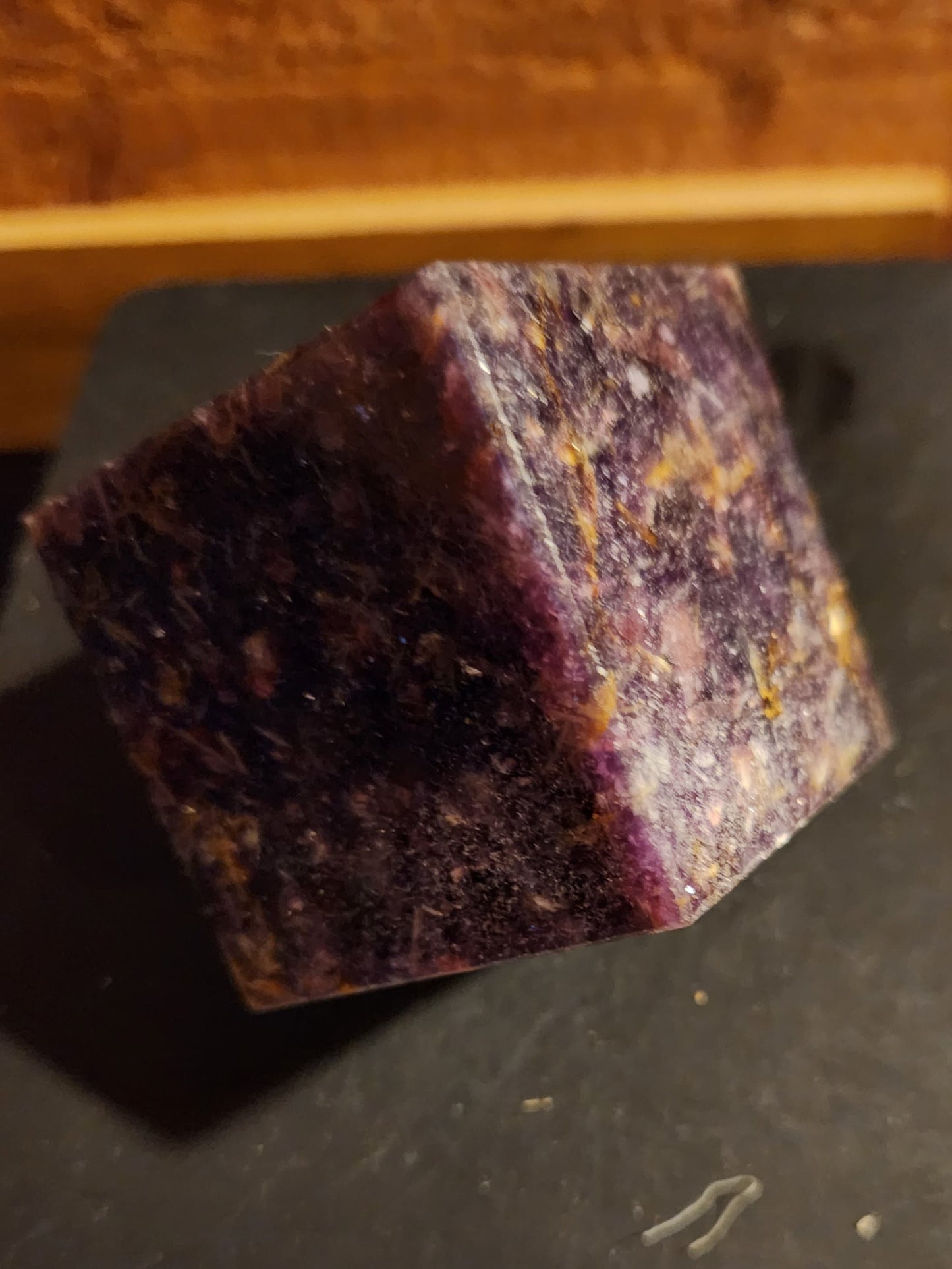 Lovely Floating Unicorn Crystal Cube