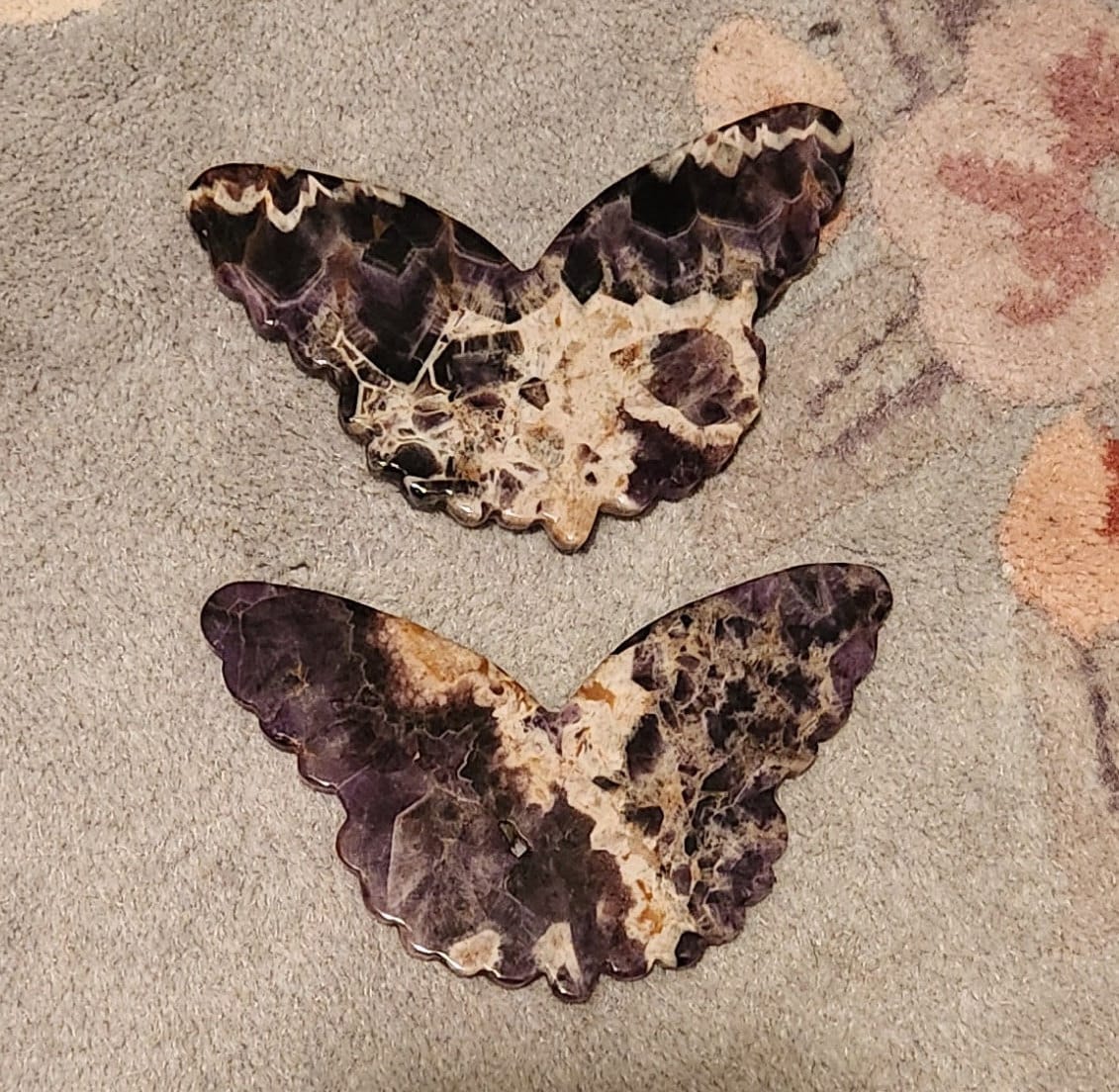 Carved Dream Amethyst Butterfly