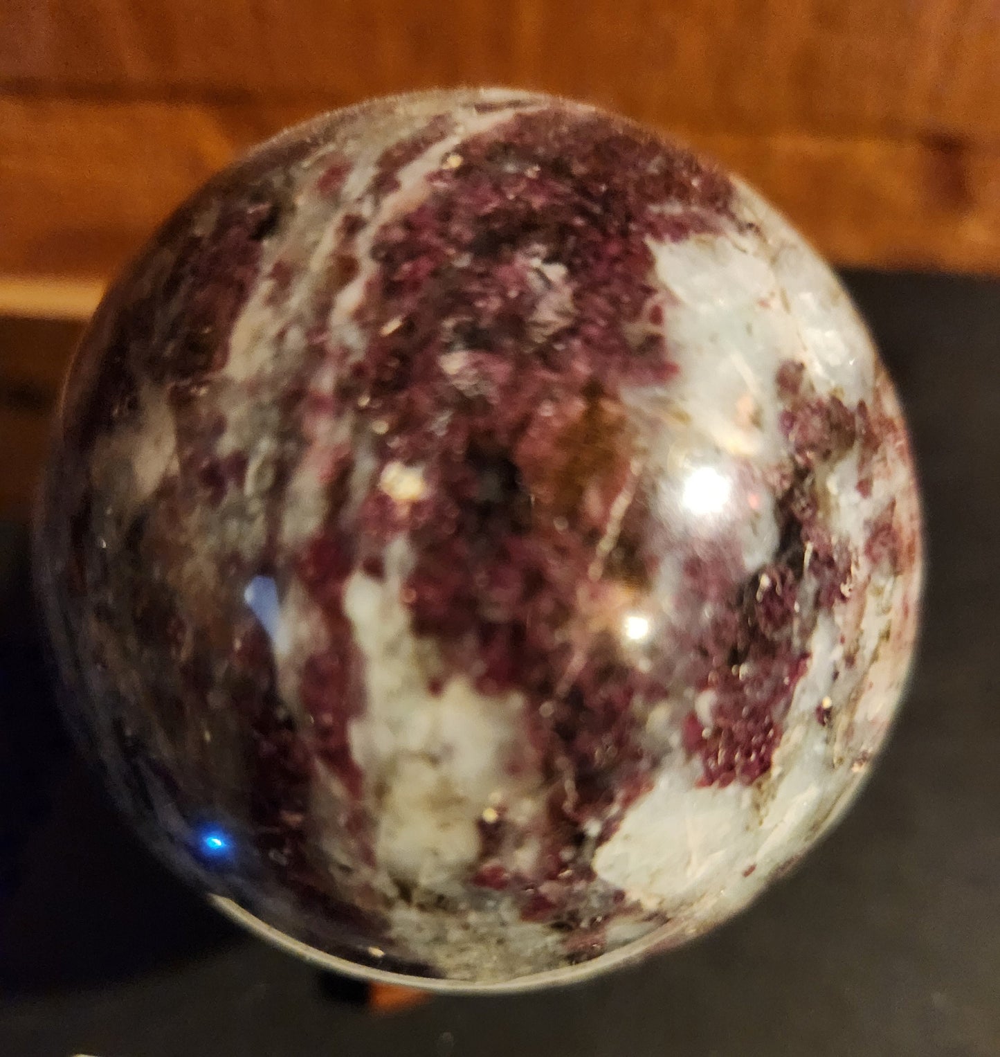 Unicorn Crystal Sphere with Stand