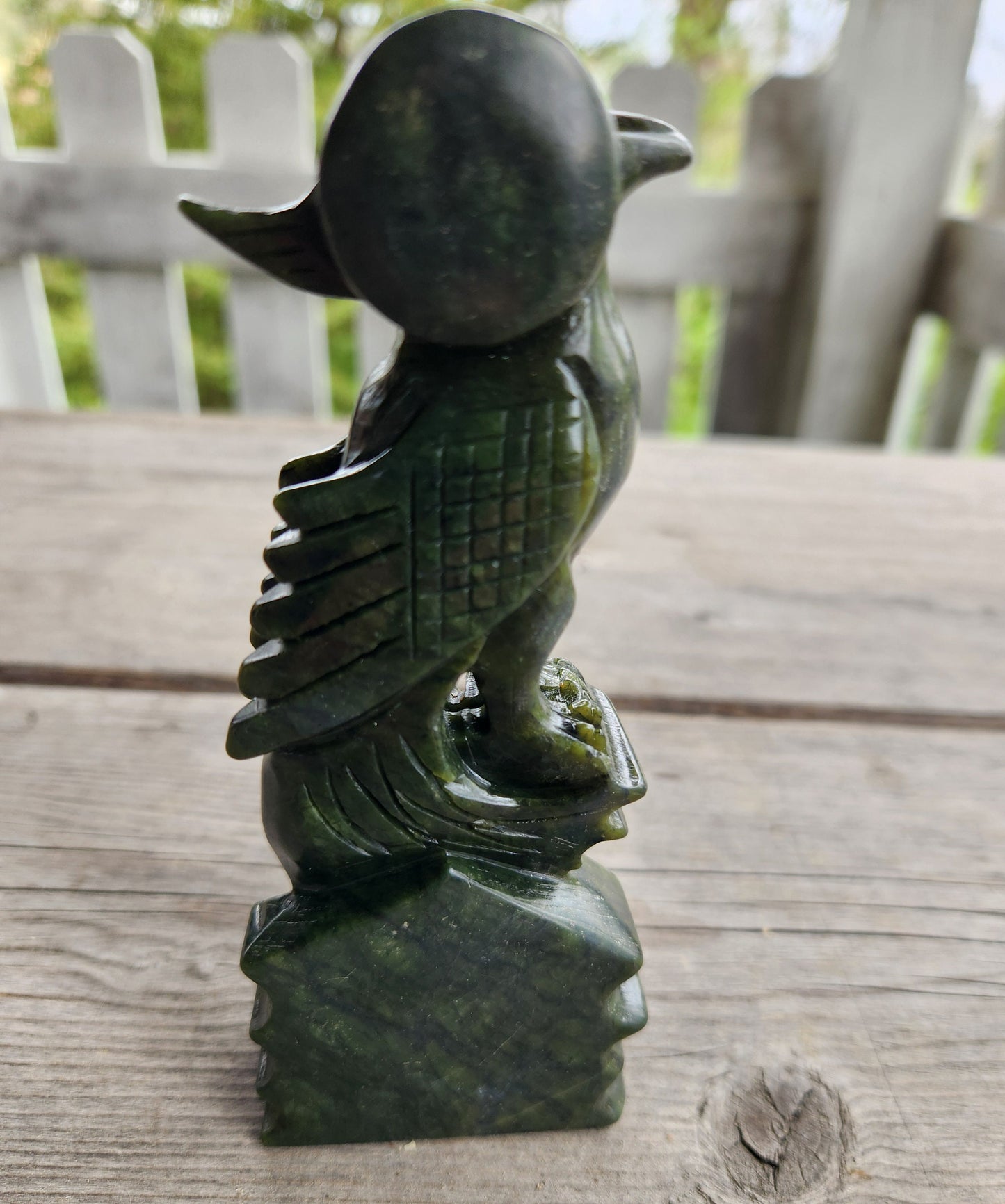 Carved Crystal Phoenix Birds