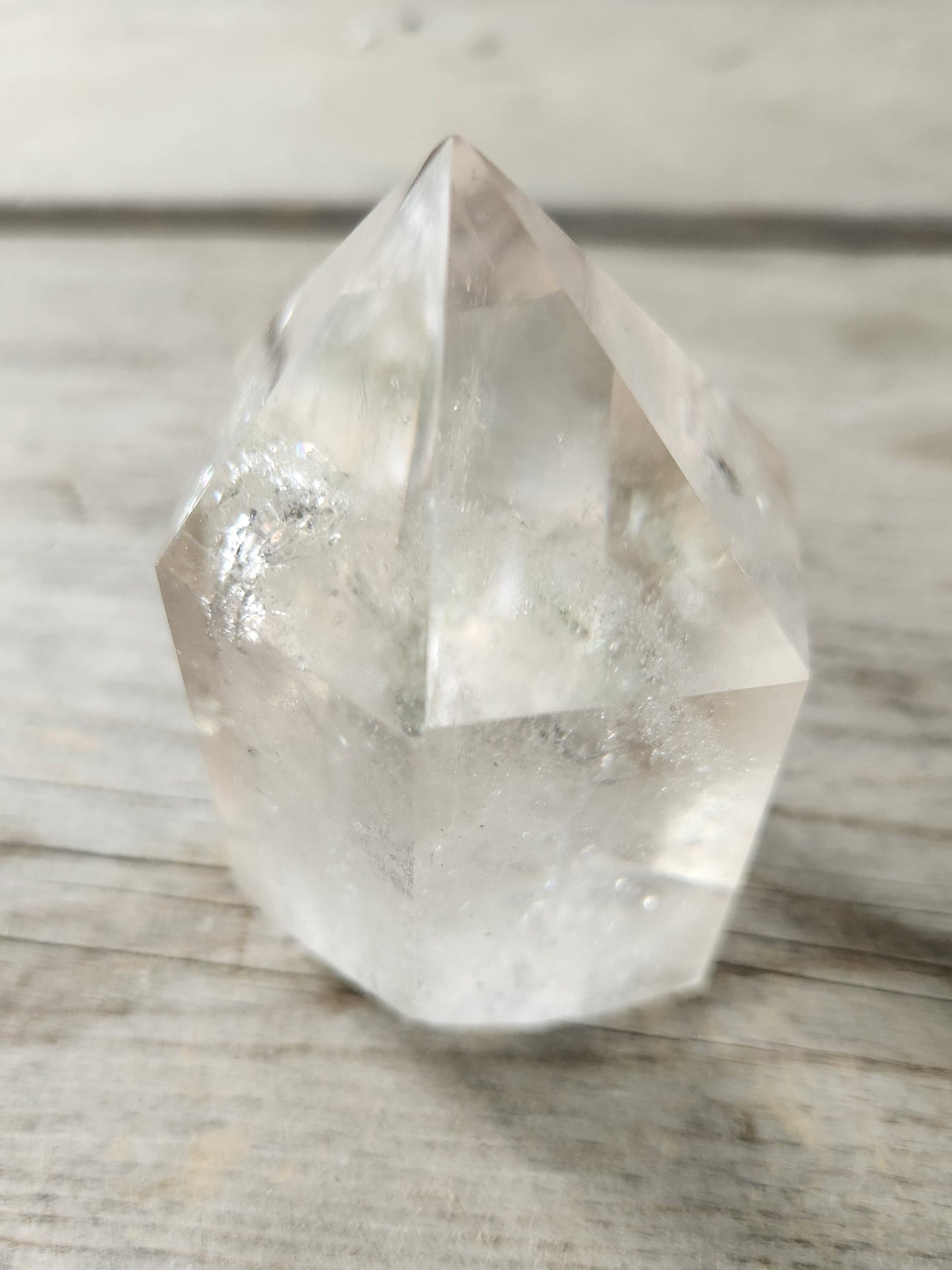 Very Clear High Energy Quartz Point
