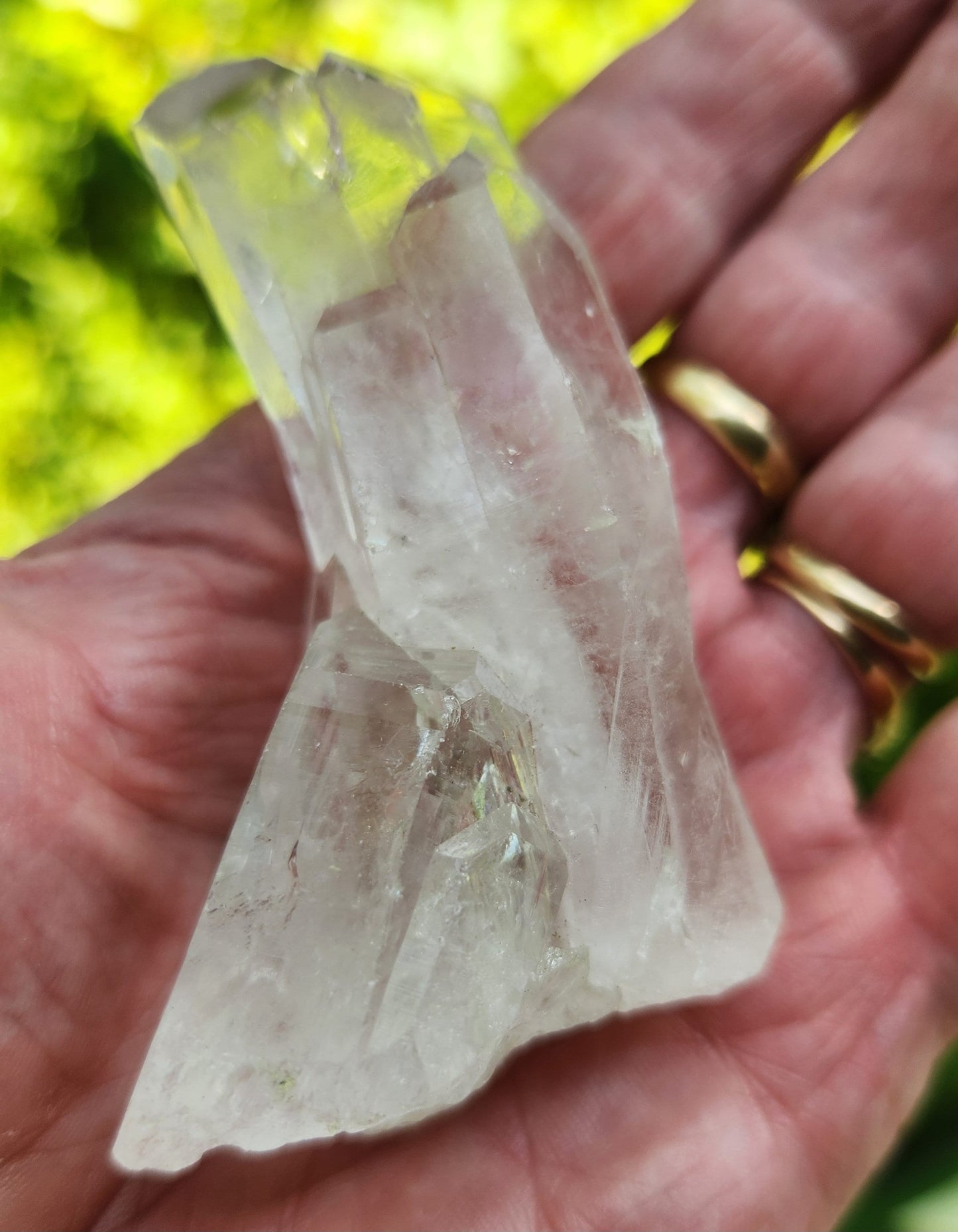 Clear Lemurian Seed Quartz Cluster
