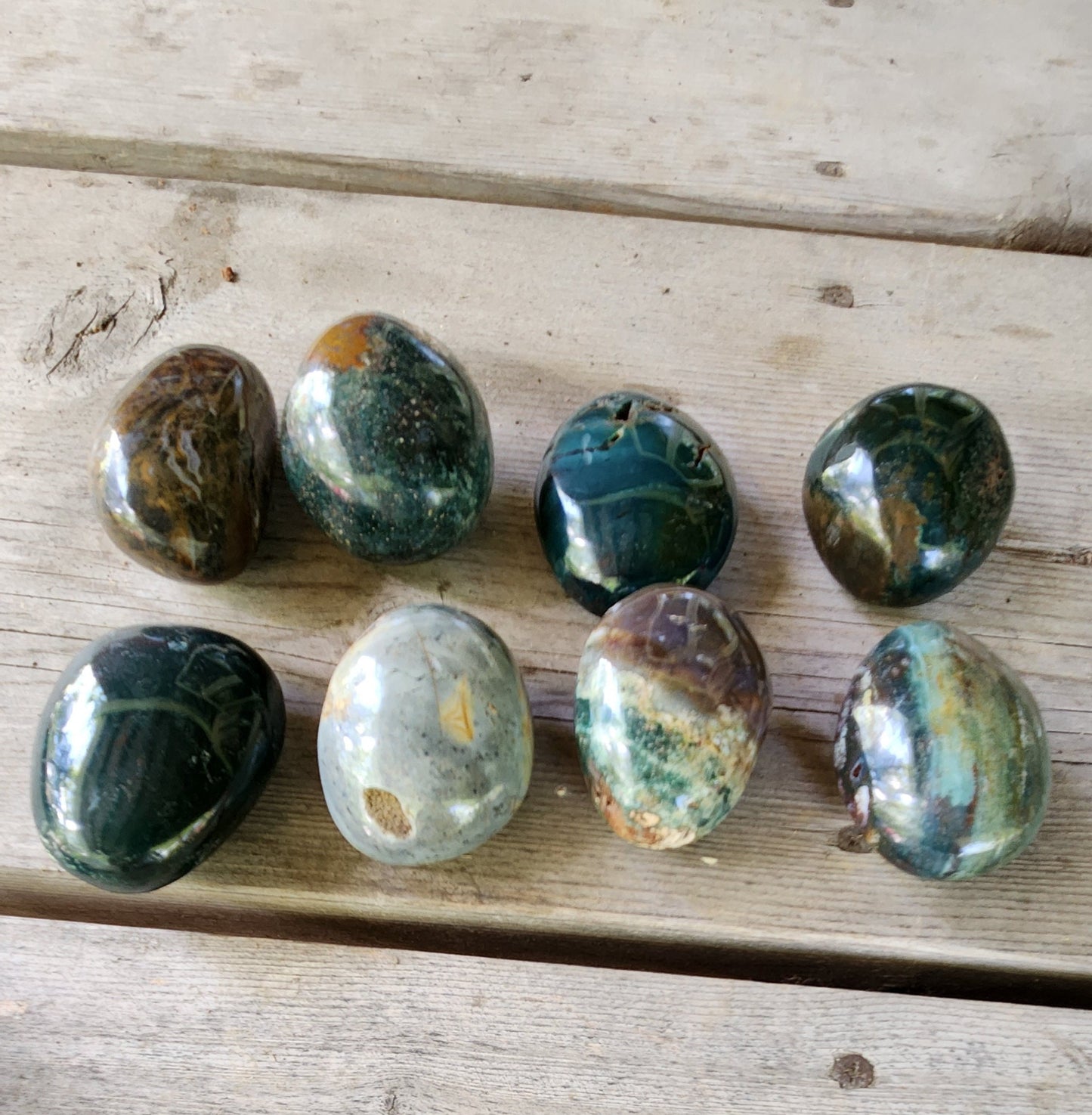 Ocean Jasper Small Palm Stones