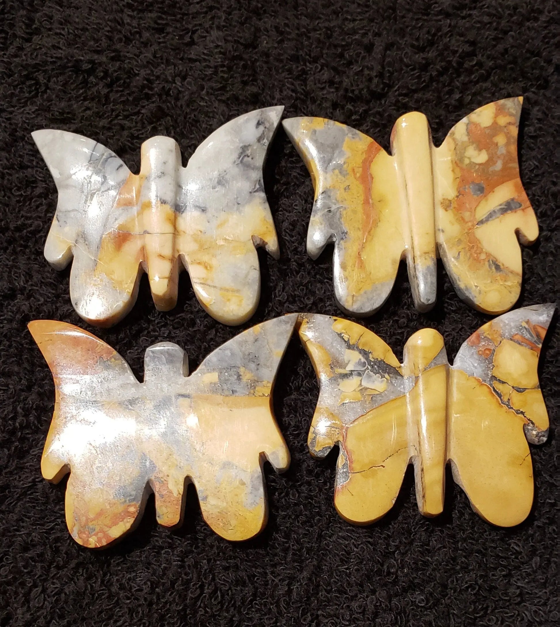 Maligano Jasper Butterflies, Crystal Butterfly, Alter Decor, Spiritual Growth, Transformation, rebirth symbolism, Crystal Collection,Crystal Etsy