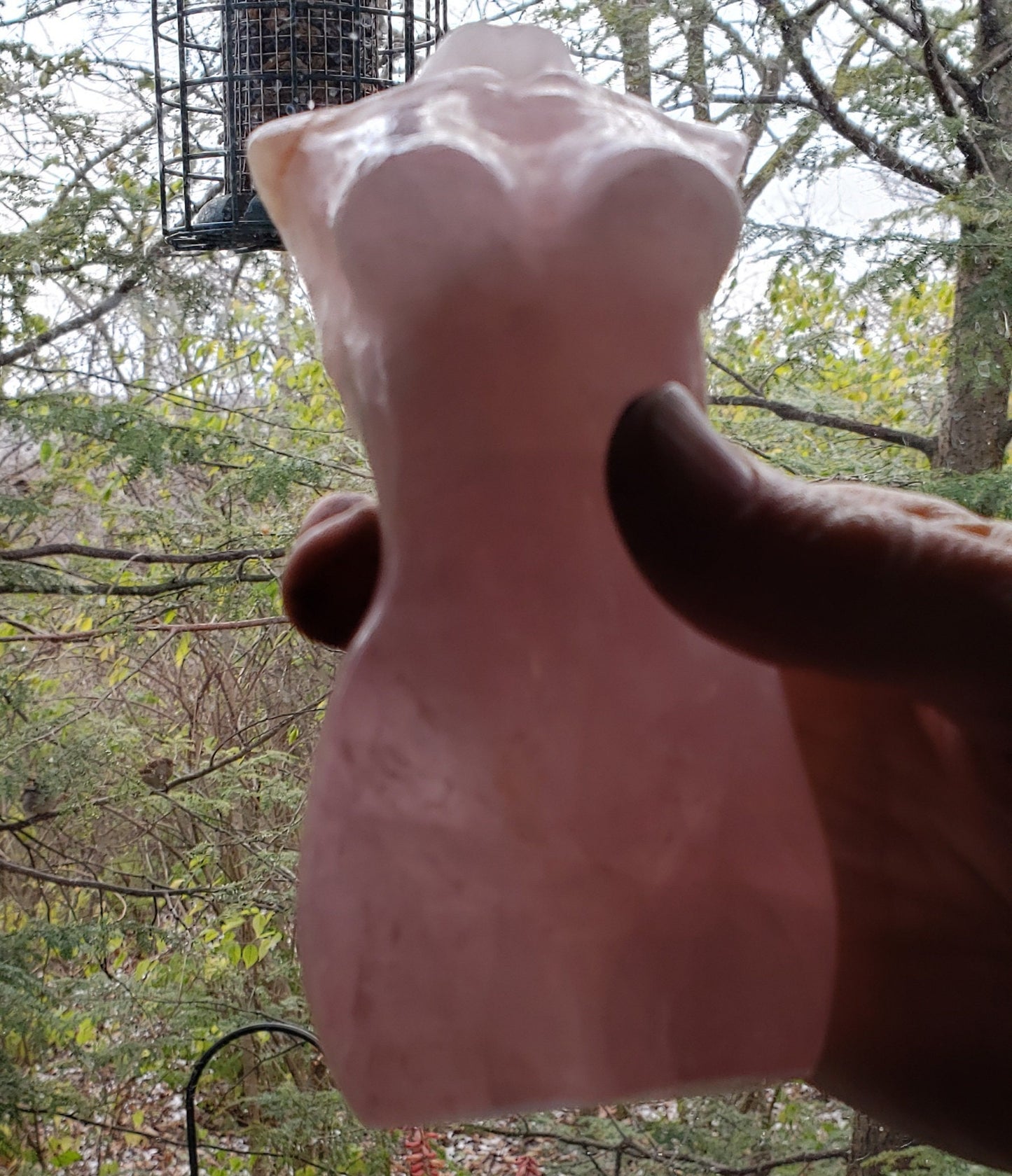 Large Rose Quartz Nude