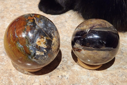 Chalcedony Stone Sphere Red Jasper Stone, Spiritual Healing, Crystal Ball, Natural stone gemstone Natural Gemstone Spheres  Chakra Stones Etsy