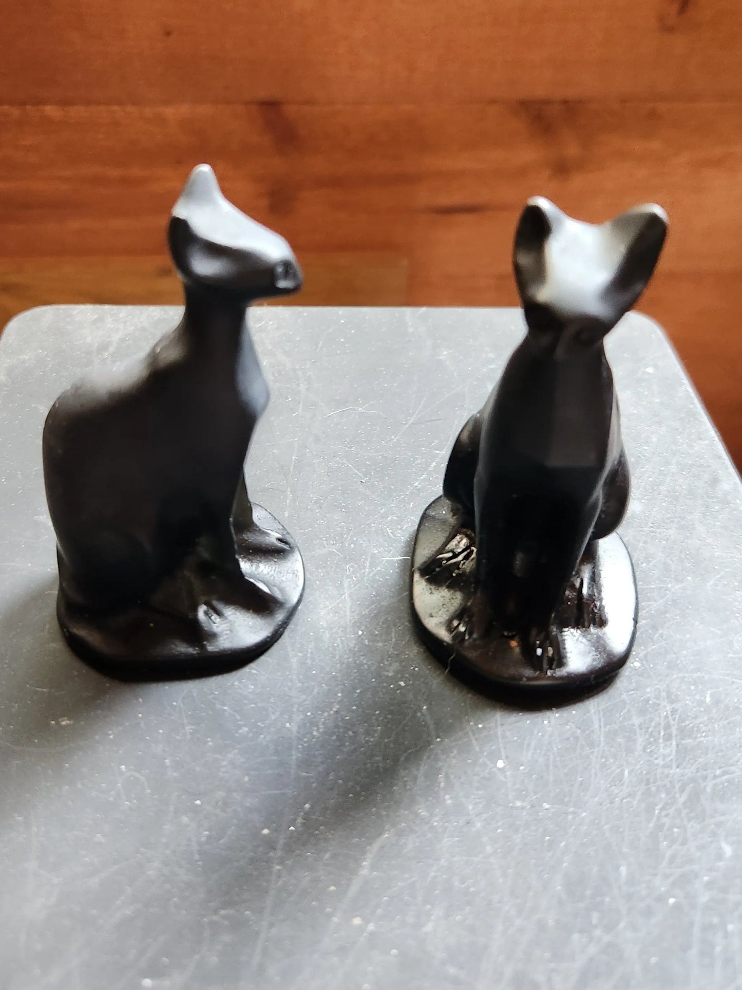 Egyptian Obsidian Cats, Matte Finish, Carved Crystal Cat, Black Cat, Black Volcanic Glass, Crystal Animal Etsy