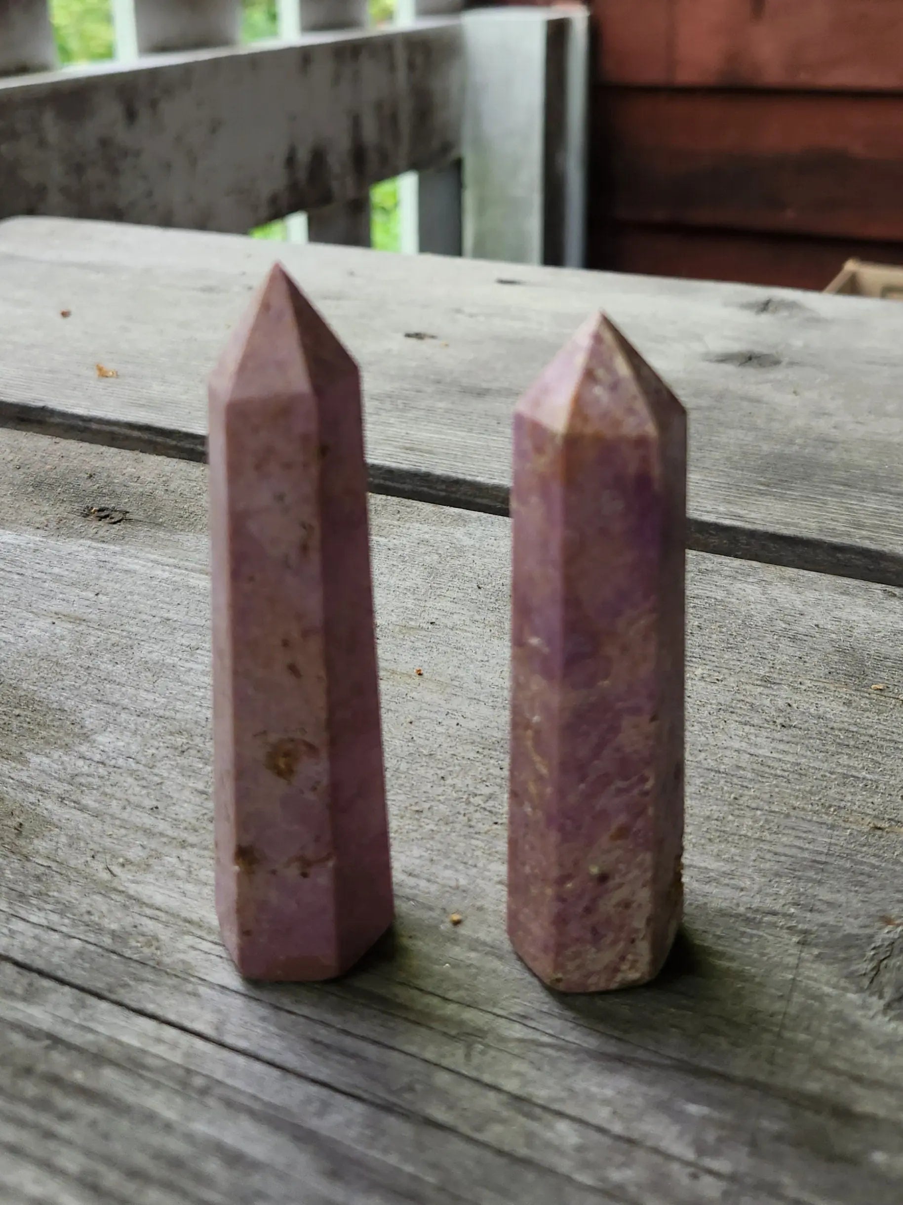 Phosphosiderite Crystal Towers Etsy