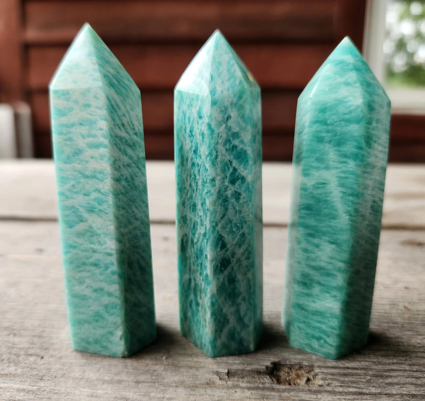 Amazonite Crystal Towers, Wands, Points, Healing Obelisk, Meditation Chakra Hope Stone, Rejuvenation, Etsy