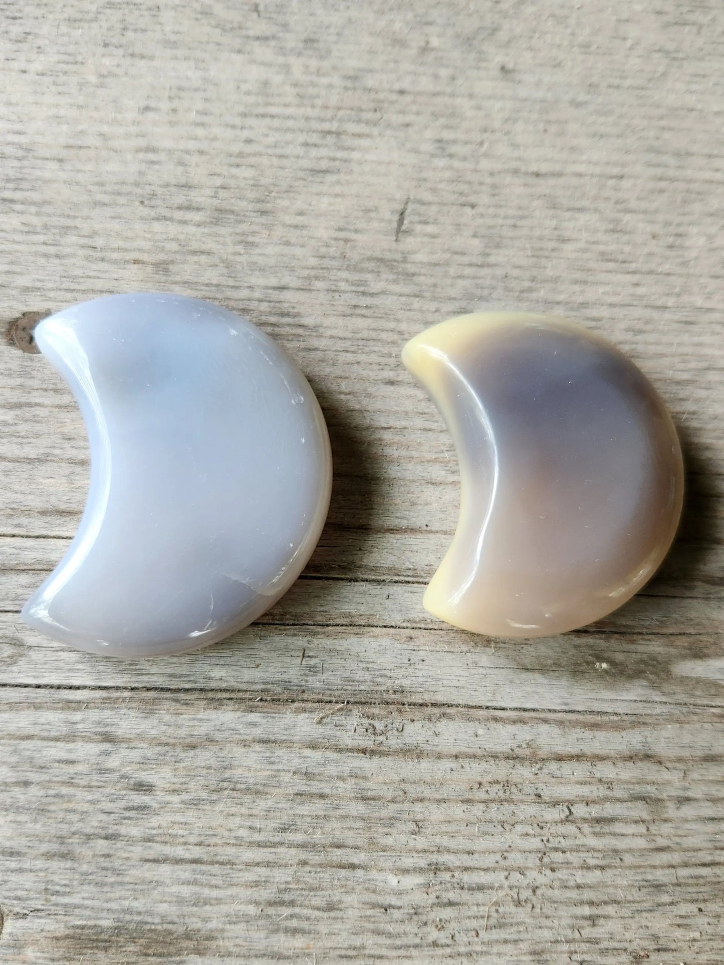 Carved Moon Druzy Agate - Planet Jordan Jewels