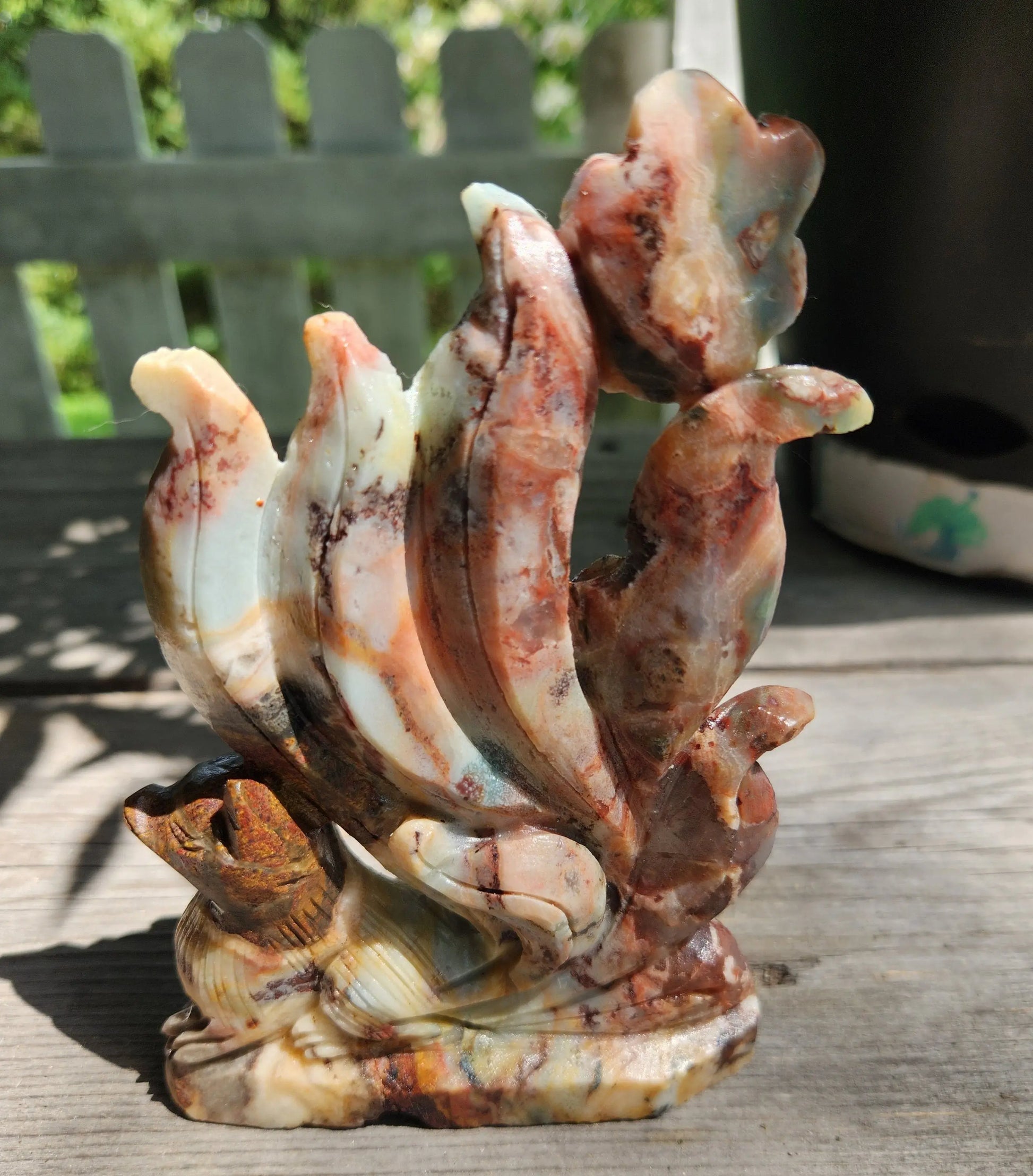 Caribbean Calcite Nine Tail Smaller, Rare Calcite and Aragonite, Rare Mineral, Rare Carved Crystal Gift Etsy