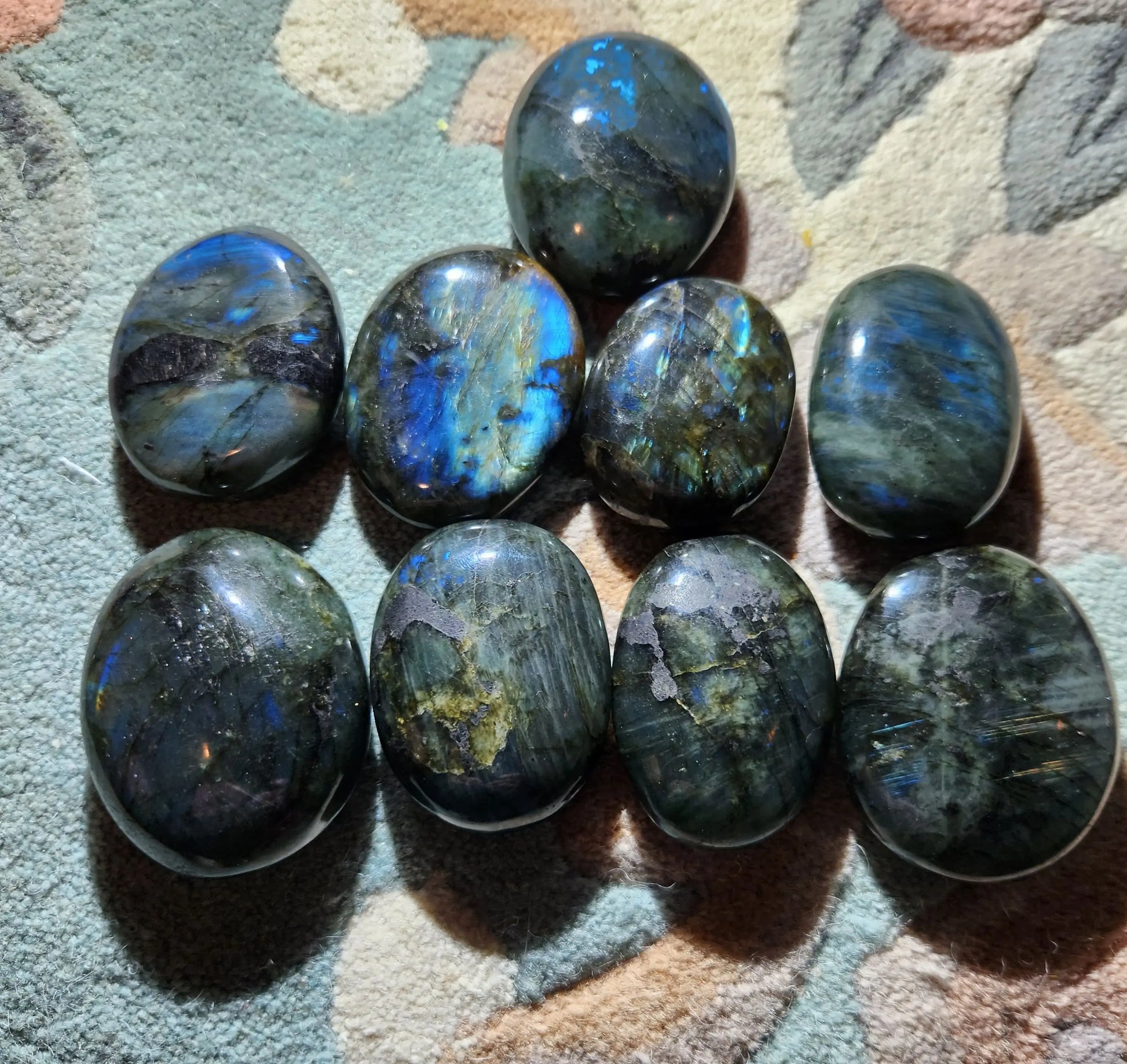 Labradorite Palm Stones Etsy