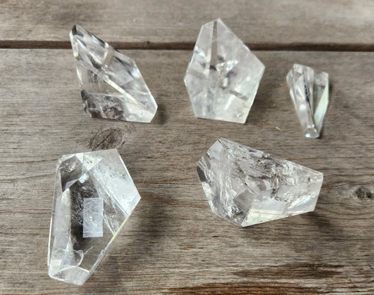 Freeform Clear Quartz Crystal Chunks High Polish, Beautifully Clear, Like Ice, Clear Freeform, 3 to 7.9 OZ Many Sizes, Affordable Gift Etsy