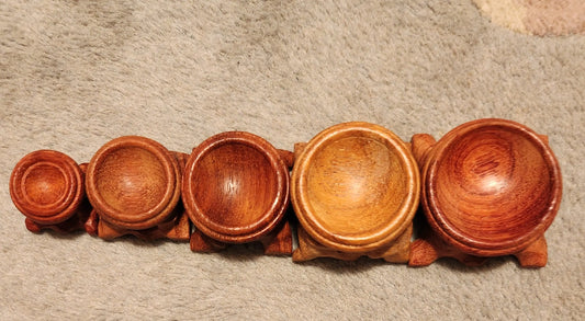 Wooden Sphere Stand  for Desk Counter, Wood Display Base, 22mm to 42mm Etsy