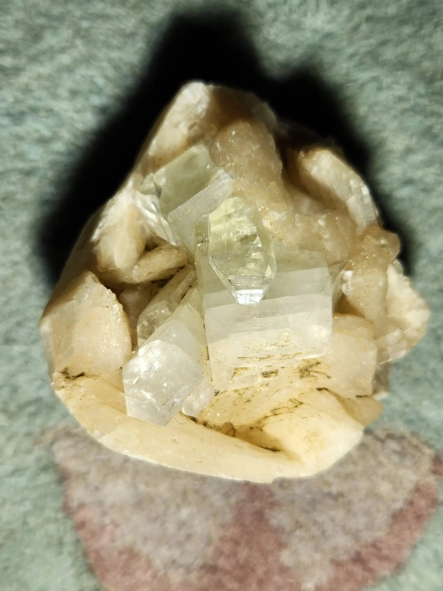 Apophyllite with Zeolite, Beautiful Raw Crystal, Natural Crystal, Apophyllite, Unique Crystal, Natures Gift Etsy