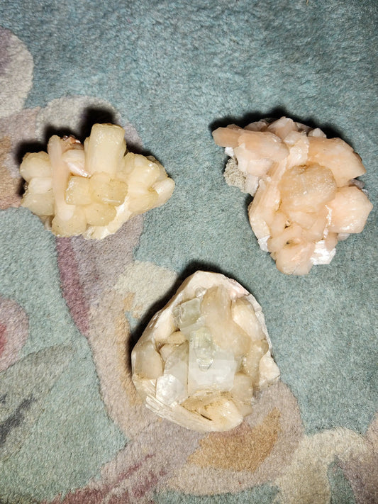 Apophyllite with Zeolite, Beautiful Raw Crystal, Natural Crystal, Apophyllite, Unique Crystal, Natures Gift Etsy