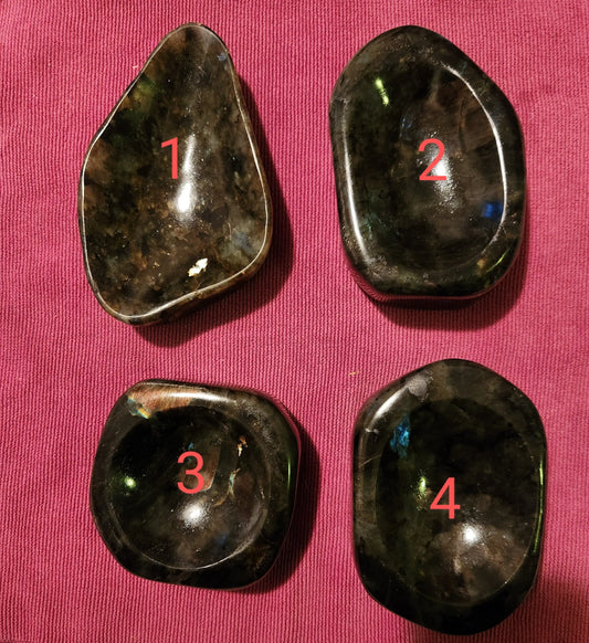 Labradorite Trinket Bowls Etsy