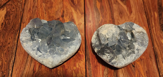 Celestite Geode Large Blue Heart  Crystal for Meditation, Manifestation & Serenity | Natural  Spiritual Insight Etsy