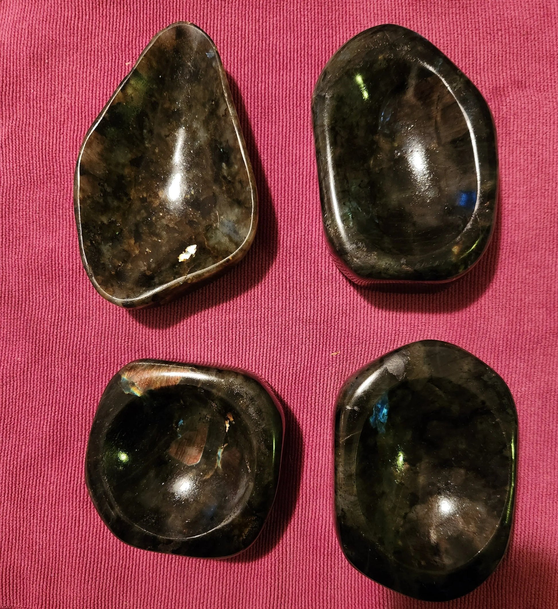 Labradorite Trinket Bowls Etsy
