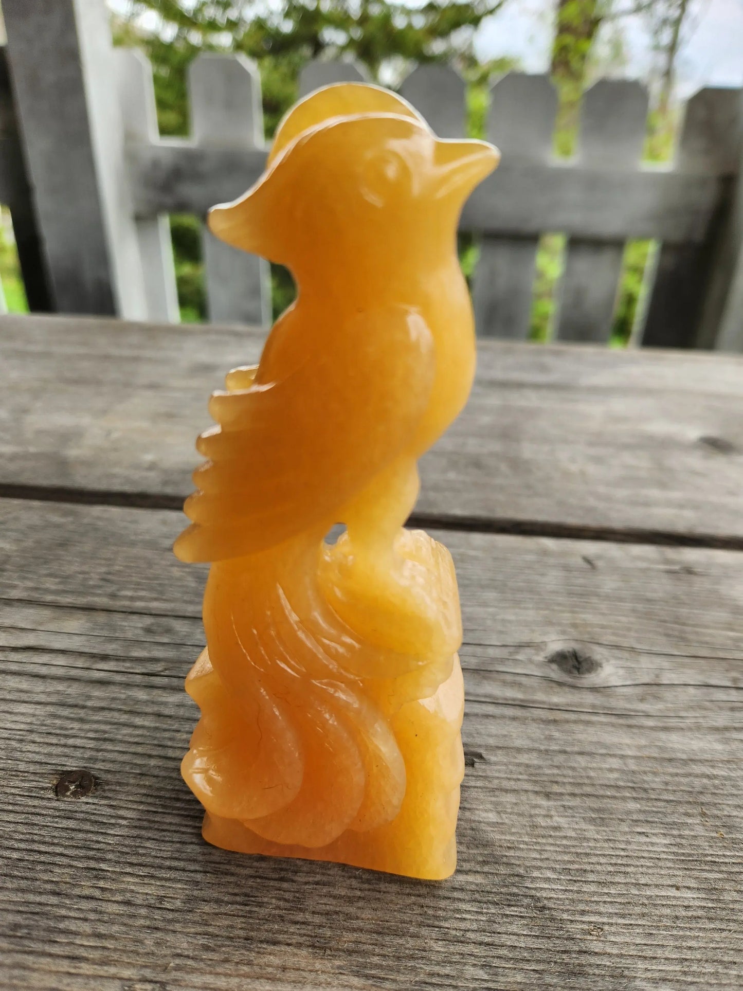 Carved Crystal Phoenix Birds, 5.5" Phoenix, Calcite Phoenix, Jadeite Phoenix, Rose Quartz, Labradorite, Clear Quartz Phoenix Etsy
