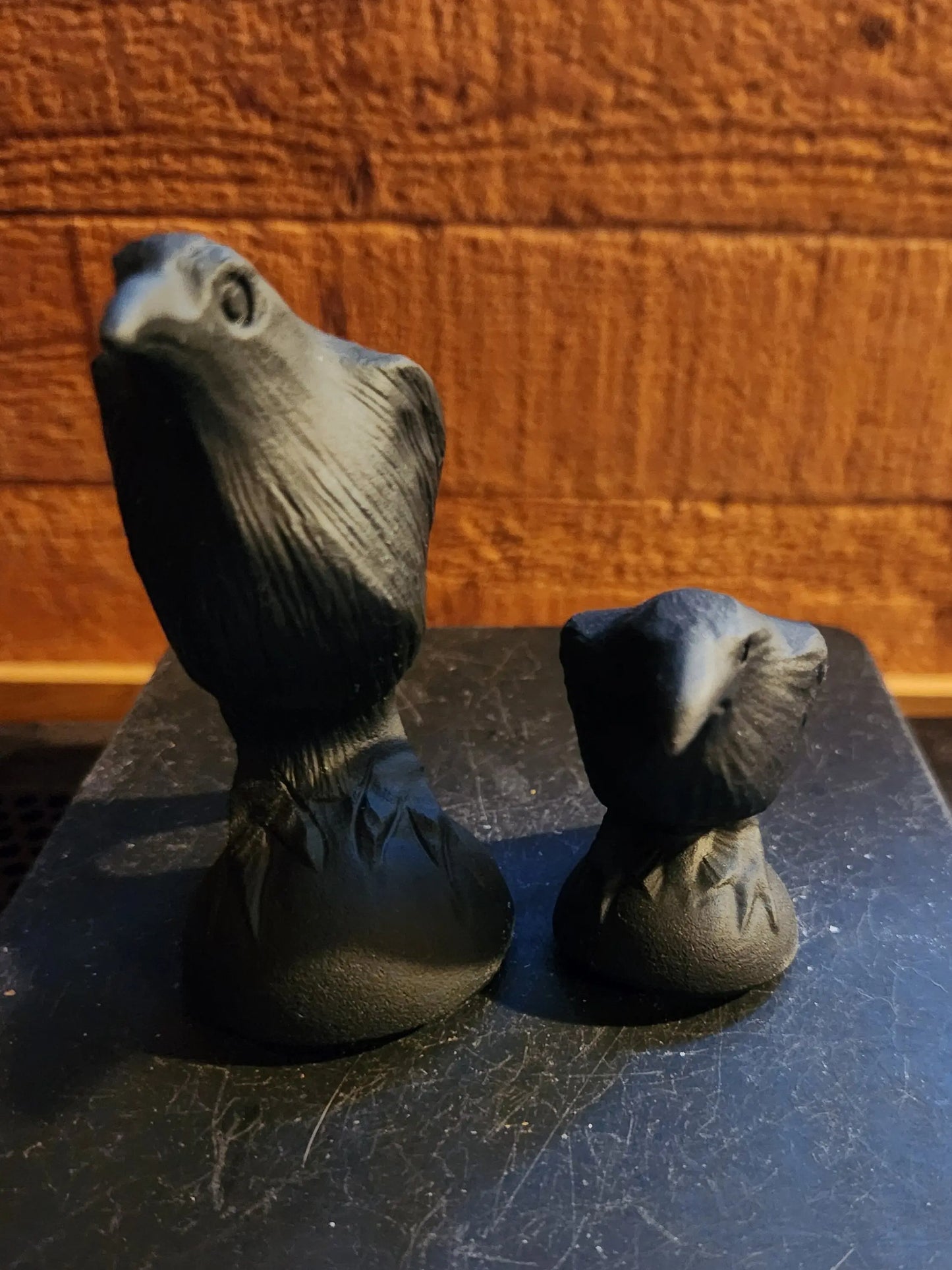 Obsidian Raven Figurine, Hand Carved Gothic Bird Decor, Large and Small Volcanic Glass Raven, Mythology Inspired Black Stone Raven Gift Etsy