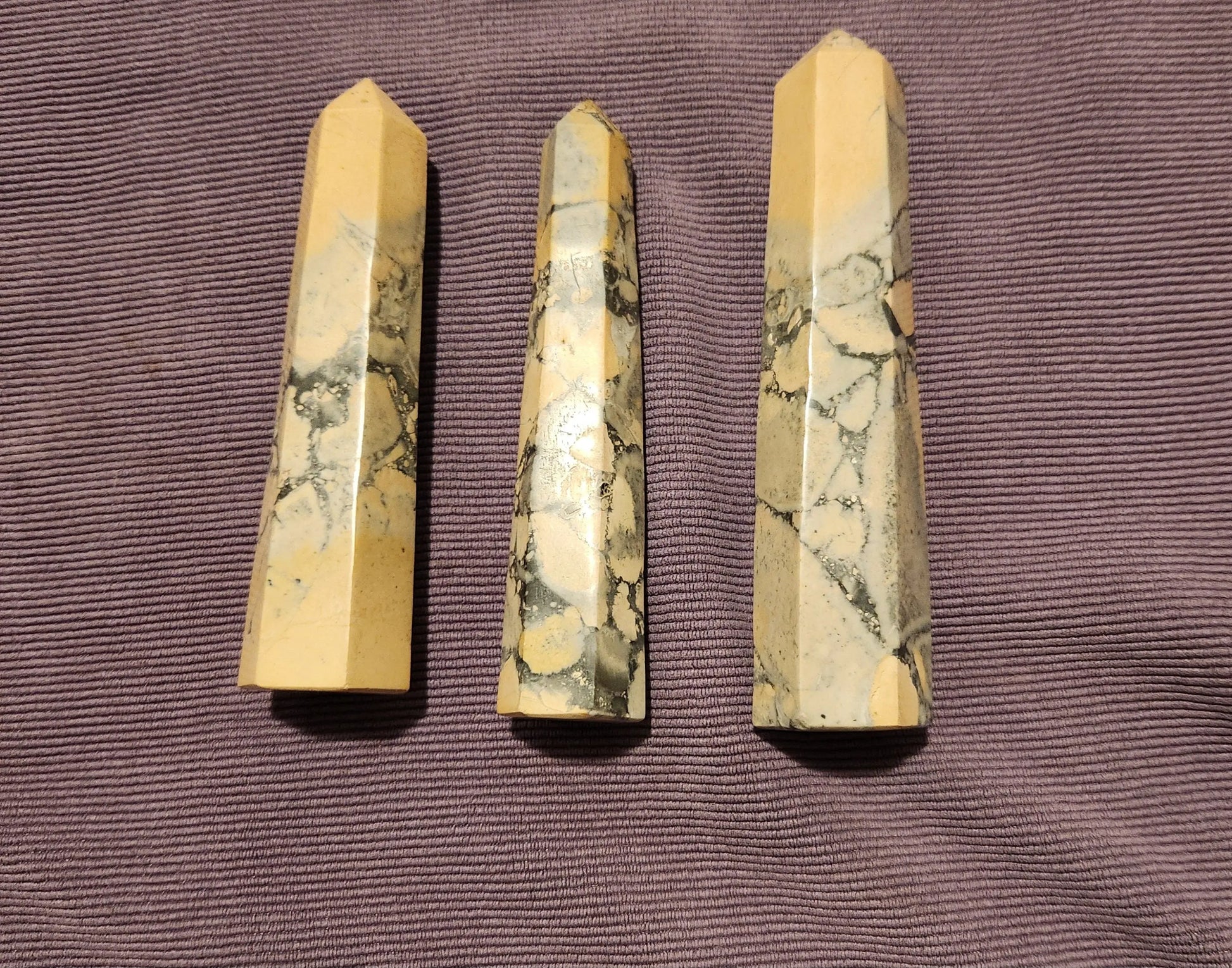 Maligano Jasper Towers,, Crystal wand, Obelisk, Alter Decor, Points, Tower, Crystal Tower, Gemstone Tower, Alter, Tower, Crystal collection Etsy