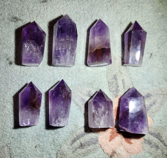 Ametrine Points, Combination of Amethyst and Citrine, Purple and Gold Crystal, Freeform Points, 3" to 2.1" Etsy